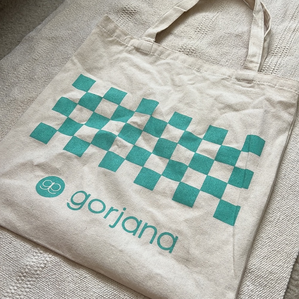 NOWT Gorjana LIMITED EDITION Canvas Tote Bag